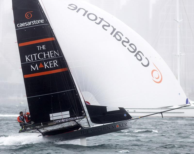 The Kitchen Maker-Caesarstone was consistent -  - 2021 JJ Giltinan 18ft Skiff Championship photo copyright Frank Quealey taken at Australian 18 Footers League and featuring the 18ft Skiff class
