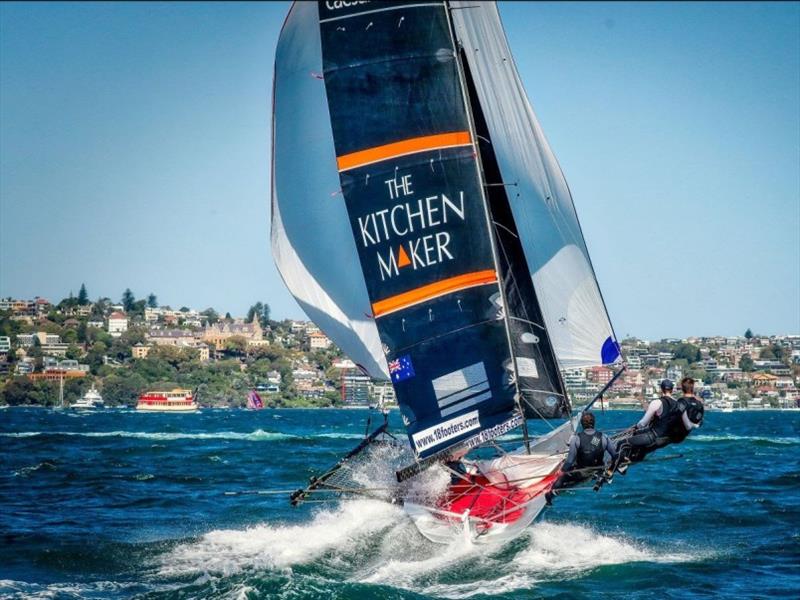 18 Footers fleet photo copyright Australian 18 Footers League taken at Australian 18 Footers League and featuring the 18ft Skiff class