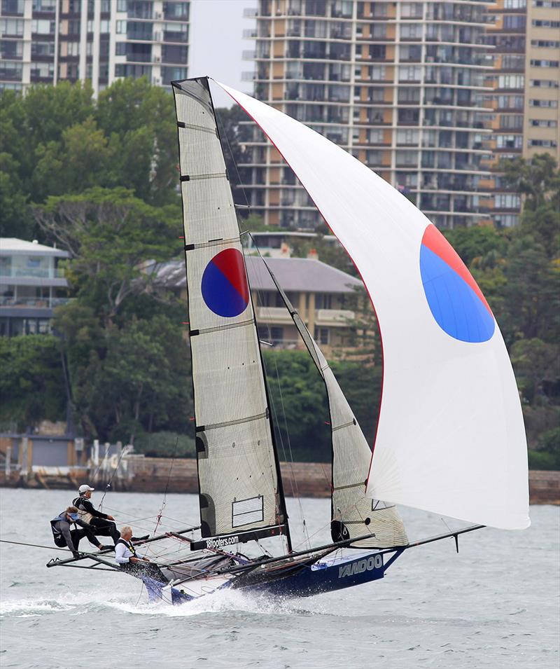 A dominating victory for the Yandoo team - 18ft Skiff NSW Championship on Sydney Harbour - Race 3 - photo © Frank Quealey