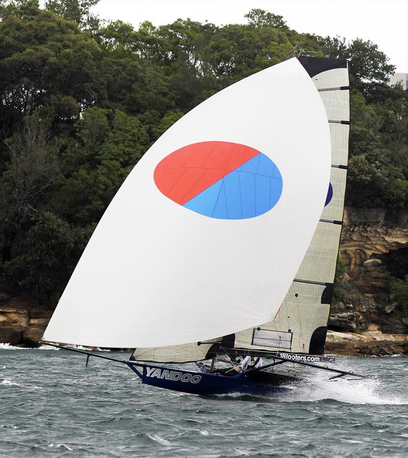 Yandoo took the honours in Race 1- 18ft Skiffs Supercup - December 2021 - photo © Frank Quealey