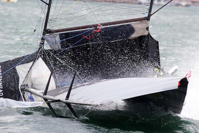 Rough start for Birkenhead Point Marina - 18ft Skiff NSW Championship race 5 - photo © Frank Quealey