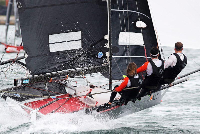 Young The Kitchen Maker-Caesarstone team are 10th overall in the championship - 18ft Skiff NSW Championship race 5 - photo © Frank Quealey