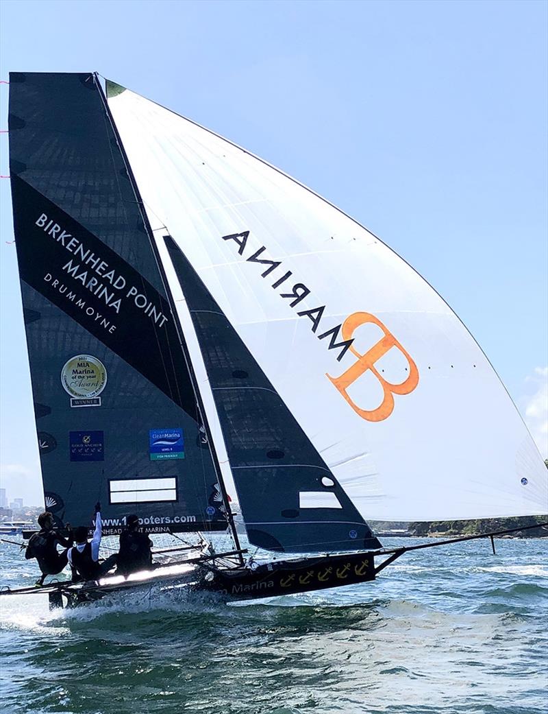 18ft Skiff NSW Championship on Sydney Harbour Race 6 photo copyright Lara Quigley taken at Australian 18 Footers League and featuring the 18ft Skiff class