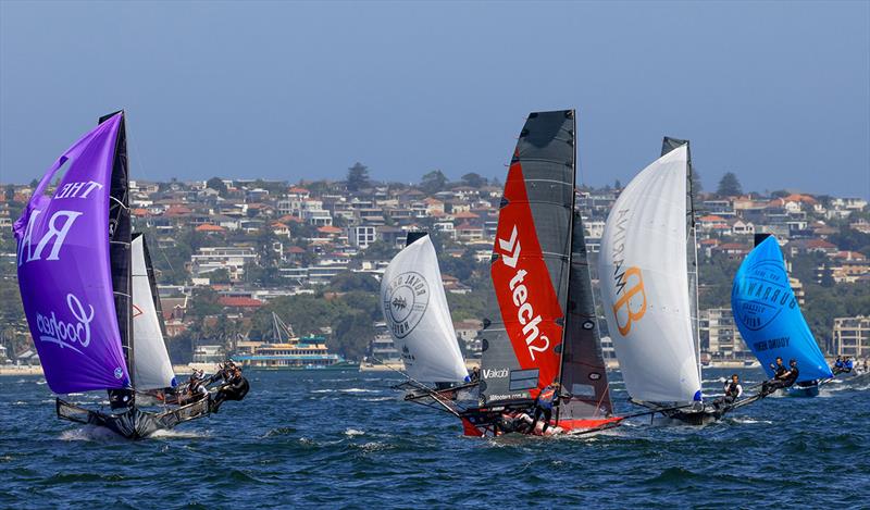 18ft Skiff NSW Championship on Sydney Harbour Race 6 photo copyright Michael Chittenden taken at Australian 18 Footers League and featuring the 18ft Skiff class