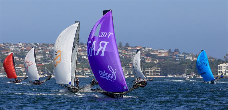 18ft Skiff NSW Championship on Sydney Harbour Race 6 photo copyright Michael Chittenden taken at Australian 18 Footers League and featuring the 18ft Skiff class