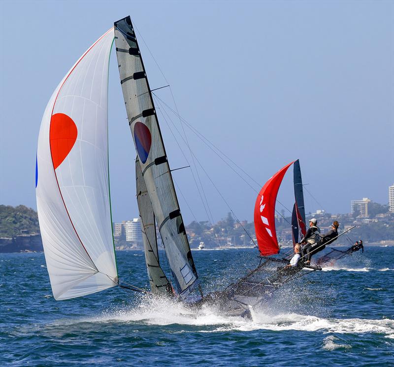 18ft Skiff NSW Championship on Sydney Harbour Race 6 photo copyright Michael Chittenden taken at Australian 18 Footers League and featuring the 18ft Skiff class