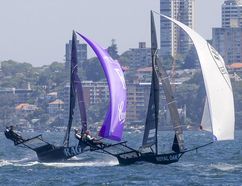 18ft Skiff NSW Championship on Sydney Harbour Race 6 photo copyright Michael Chittenden taken at Australian 18 Footers League and featuring the 18ft Skiff class