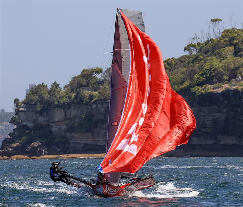 18ft Skiff NSW Championship on Sydney Harbour Race 6 photo copyright Michael Chittenden taken at Australian 18 Footers League and featuring the 18ft Skiff class