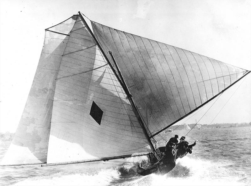 Aberdare was the boat to create the 7ft Beam Era - Australian 18 Footers Championship photo copyright Frank Quealey taken at Australian 18 Footers League and featuring the 18ft Skiff class