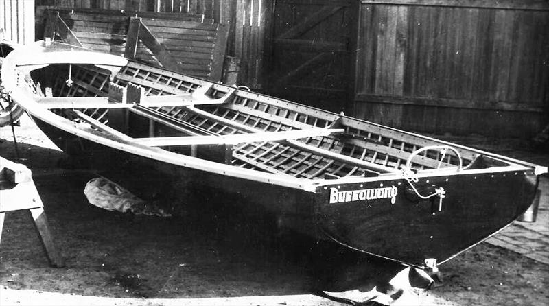 The previous Burrawang, before it began racing in the 1936-37 season - Australian 18 Footers Championship - photo © Frank Quealey