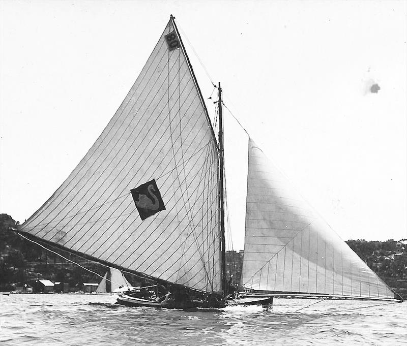 Swan in 1906 photo copyright Archive taken at Australian 18 Footers League and featuring the 18ft Skiff class