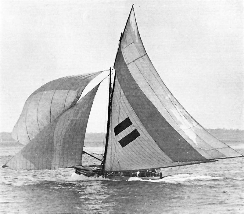 Mele Bilo was WA's second Australian champion in 1921-22 photo copyright Archive taken at Australian 18 Footers League and featuring the 18ft Skiff class