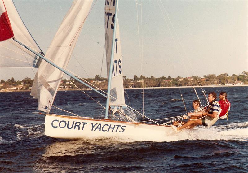 Richard Court's Court Yachts photo copyright Archive taken at Australian 18 Footers League and featuring the 18ft Skiff class