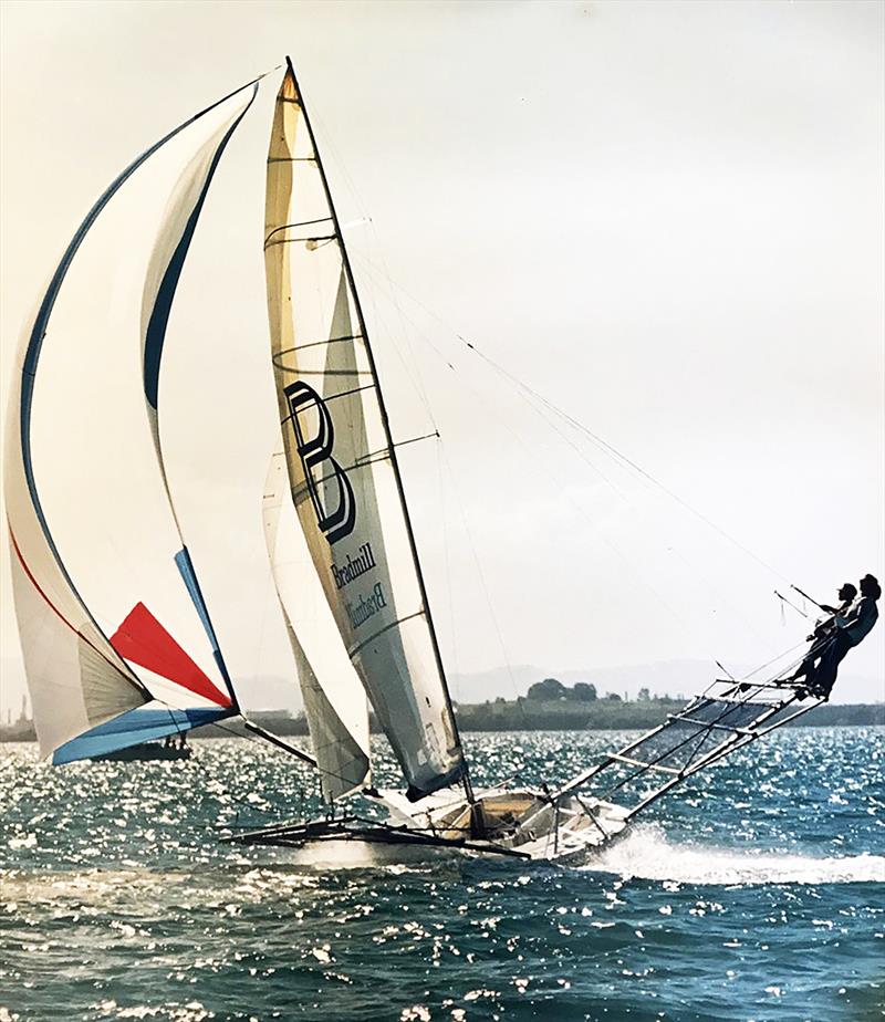 Bradmill won the 1985 Worlds on Brisbane's Waterloo Bay - photo © Frank Quealey