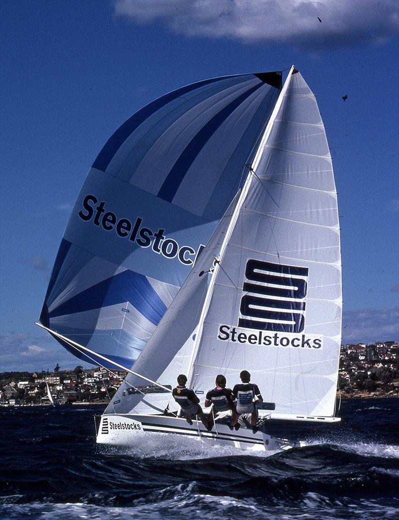 Steelstocks, 1979 - JJ Giltinan Championship photo copyright Bob Ross taken at Australian 18 Footers League and featuring the 18ft Skiff class