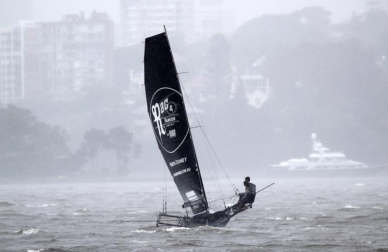 Racing cancelled on day 3 of the JJ Giltinan 18ft World Championships - photo © Frank Quealey