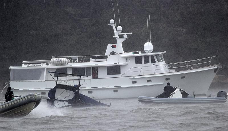 Racing cancelled on day 3 of the JJ Giltinan 18ft World Championships - photo © Frank Quealey