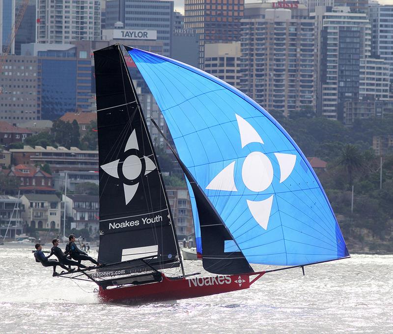 2022 JJ Giltinan 18ft Skiff Championship Race 5 photo copyright Frank Quealey taken at Australian 18 Footers League and featuring the 18ft Skiff class