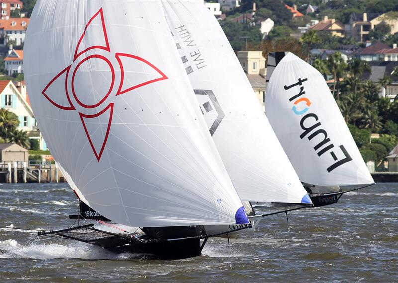 2022 JJ Giltinan 18ft Skiff Championship Races 7 & 6 photo copyright Frank Quealey taken at Australian 18 Footers League and featuring the 18ft Skiff class