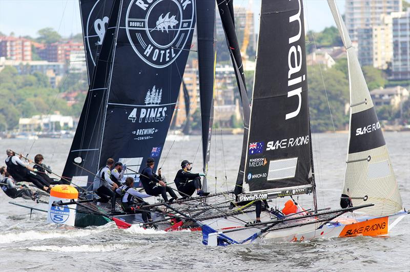 2022 JJ Giltinan 18ft Skiff Championship Races 3 & 4 photo copyright Frank Quealey taken at Australian 18 Footers League and featuring the 18ft Skiff class