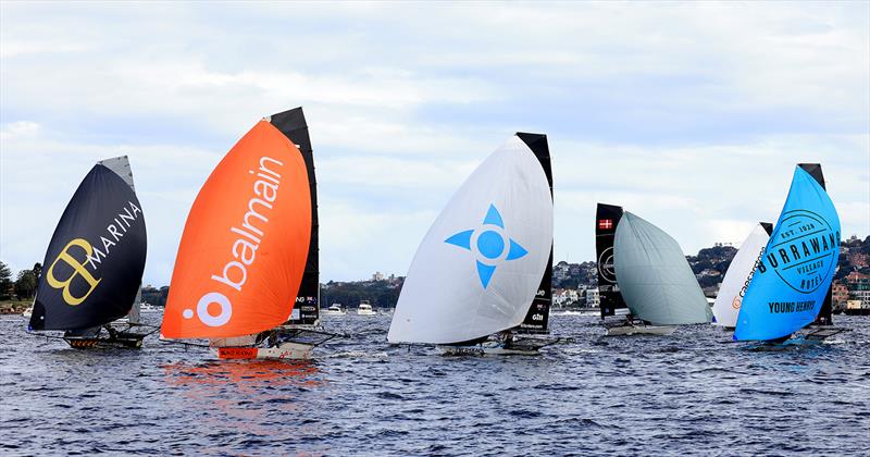 2022 JJ Giltinan 18ft Skiff Championship Race 9 photo copyright Michael Chittenden taken at Australian 18 Footers League and featuring the 18ft Skiff class