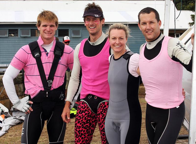 2011, Michael Coxon and his team get into the spirit of the day - - Queen of the Harbour - photo © Frank Quealey