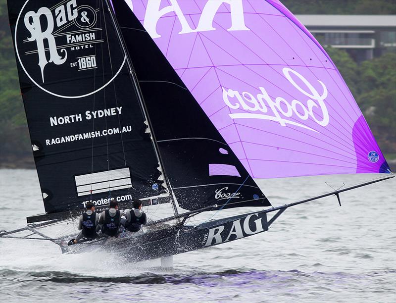 Rag and Famish Hotel, one of the longest term sponsors - 2021-22 League 18 Footer Season  photo copyright Frank Quealey taken at Australian 18 Footers League and featuring the 18ft Skiff class