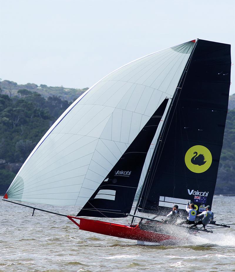 WAs Black Swan - 2021-22 League 18 Footer Season  photo copyright Frank Quealey taken at Australian 18 Footers League and featuring the 18ft Skiff class