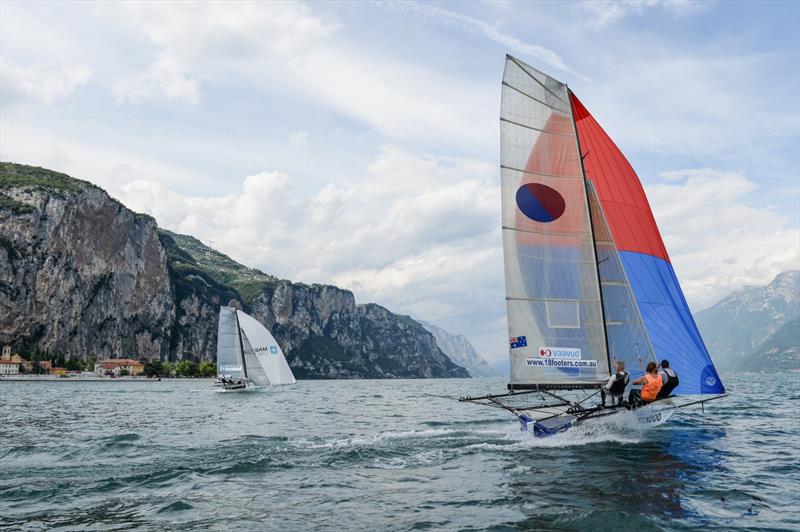 Racing on Lake Garda - photo © Christophe Favreau