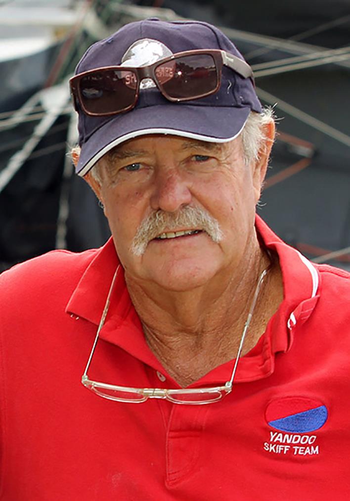 John 'Woody' Winning photo copyright Frank Quealey taken at Australian 18 Footers League and featuring the 18ft Skiff class