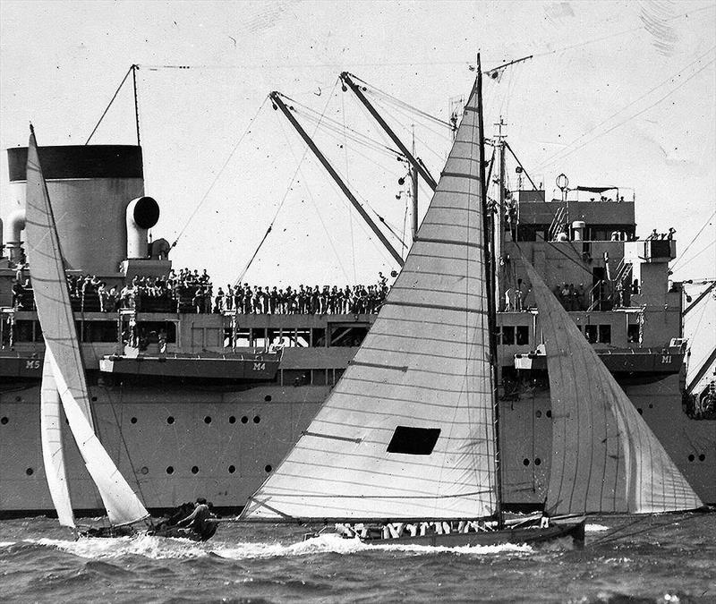 Australia, in the 1940s, with the Winning brothers on board photo copyright Archive taken at Vaucluse Amateur 12ft Sailing Club and featuring the 18ft Skiff class