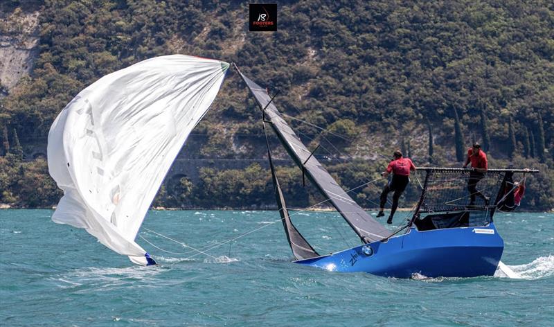 Mark Foy European Championship for 18ft Skiffs on Lake Garda - photo © Elena Giolai