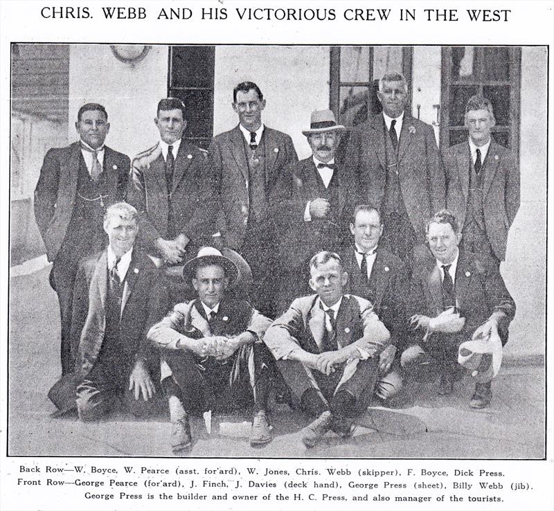 Chris Webb's crew of H.C.Press II photo copyright John Steamer Stanley taken at  and featuring the 18ft Skiff class