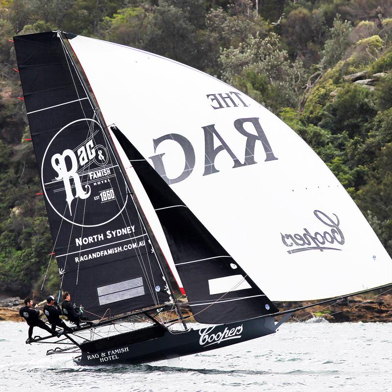 Southerly spinnaker run action - photo © Frank Quealey