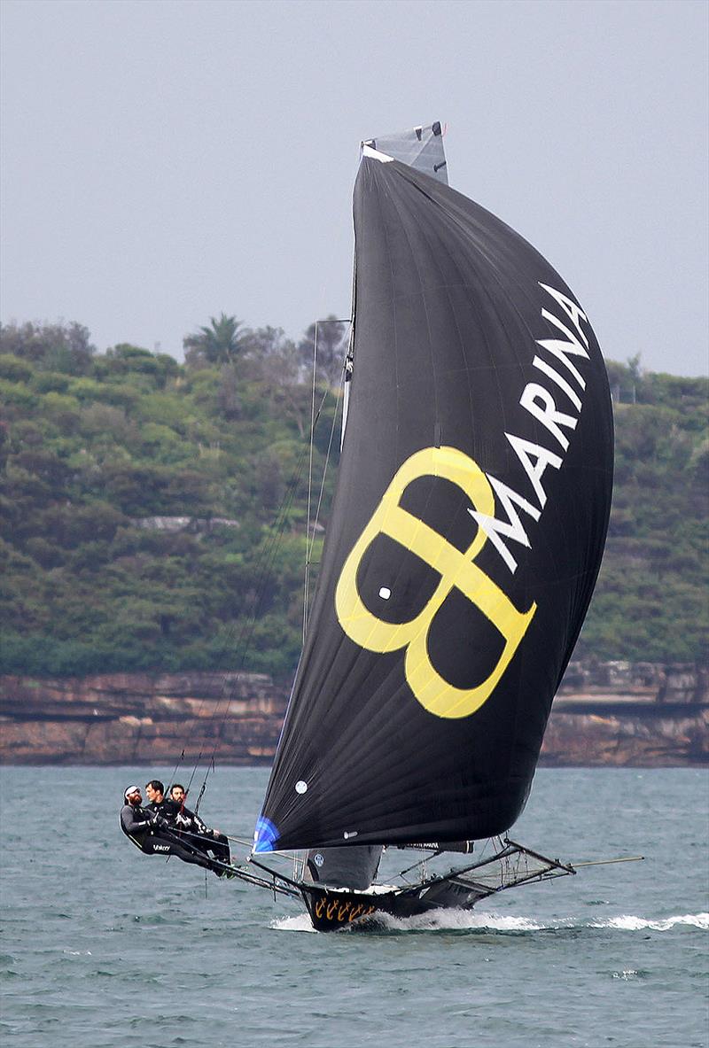 Birkenhead Point Marina photo copyright Frank Quealey taken at Australian 18 Footers League and featuring the 18ft Skiff class