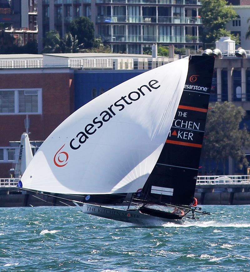 The Kitchen Maker-Caesarstone photo copyright Frank Quealey taken at Australian 18 Footers League and featuring the 18ft Skiff class