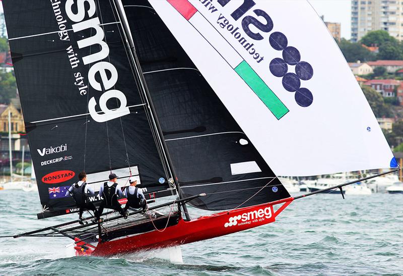 Third placed Smeg - 18ft Skiff Spring Championship photo copyright Frank Quealey taken at Australian 18 Footers League and featuring the 18ft Skiff class