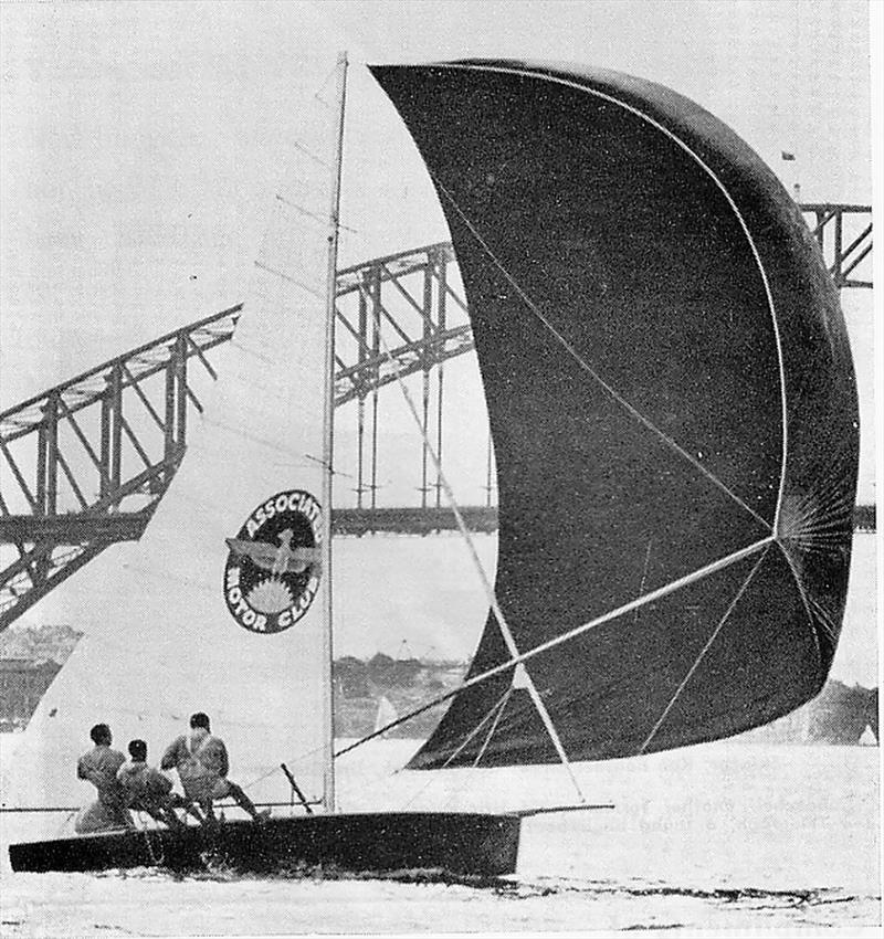 Don and Les Barnett's 1967 world champion Associated Motor Club photo copyright Archive taken at Australian 18 Footers League and featuring the 18ft Skiff class