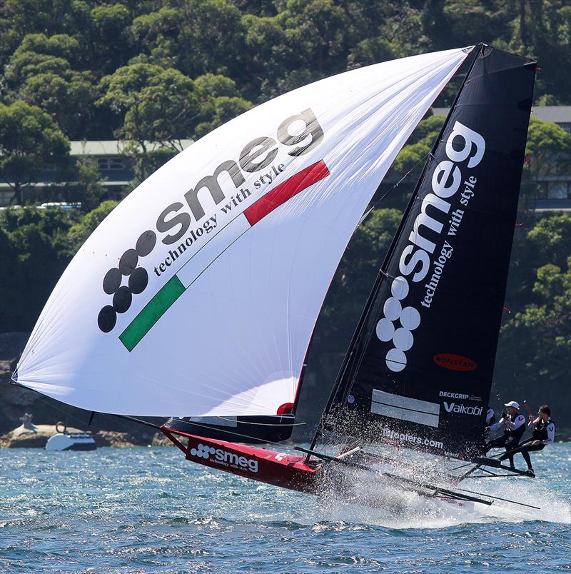 Smeg shows winning form in 2022-23 NSW 18ft Skiff Championship Race 4 - photo © Frank Quealey