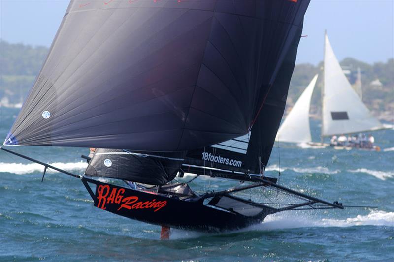 New and old style 18 footers - 18ft Skiff Australian Championship photo copyright Frank Quealey taken at Australian 18 Footers League and featuring the 18ft Skiff class