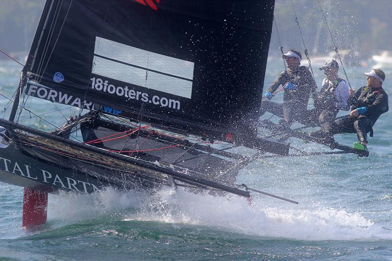 Lazarus - 18ft Skiff Australian Championship photo copyright Frank Quealey taken at Australian 18 Footers League and featuring the 18ft Skiff class