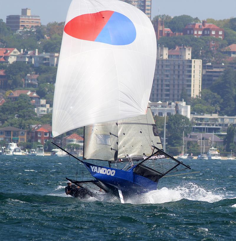 18ft Skiff Club Championship: Race 14 photo copyright Frank Quealey taken at Australian 18 Footers League and featuring the 18ft Skiff class