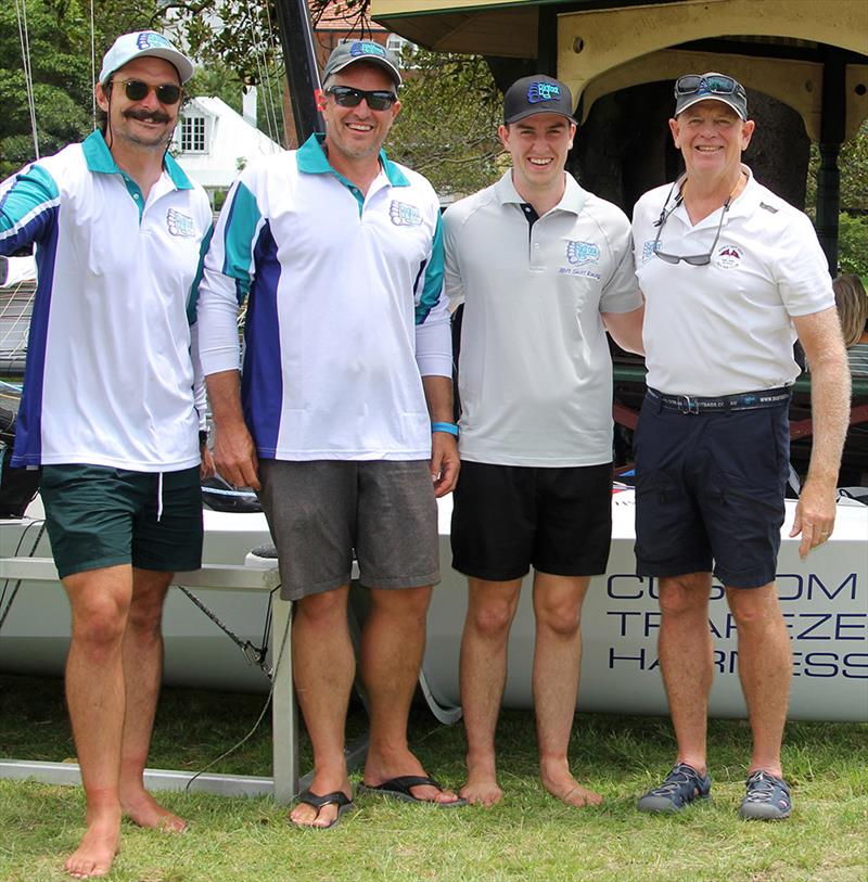 Big Foot team in Sydney at the 22-23 nationals photo copyright Archive taken at Australian 18 Footers League and featuring the 18ft Skiff class