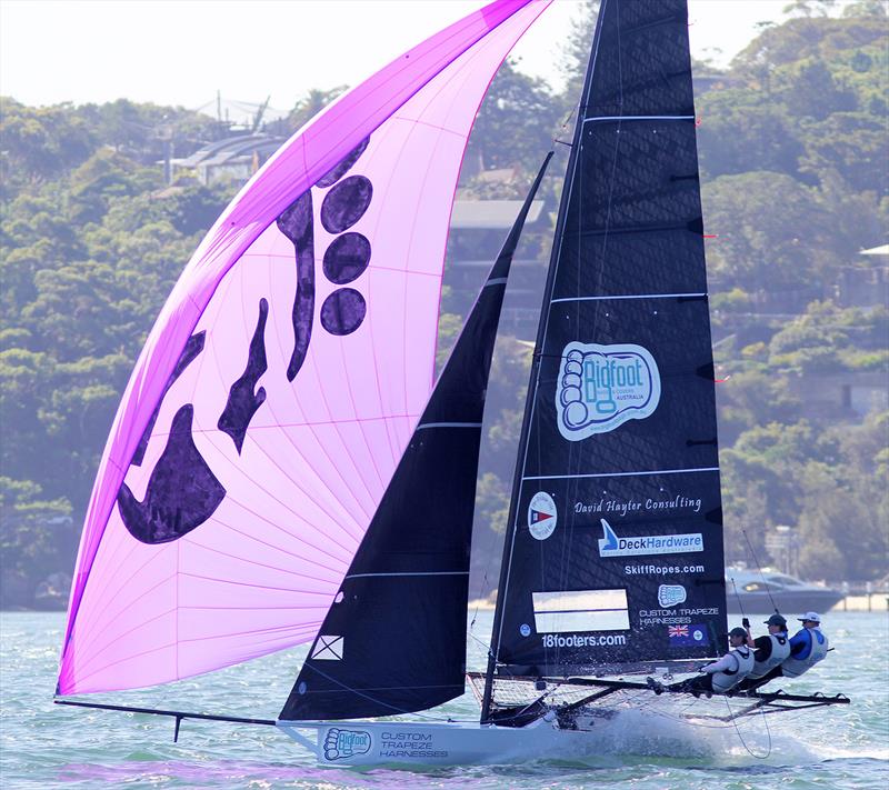 Queensland's Big Foot Bags and Covers on 18ft Skiff 73rd JJ Giltinan Championship Day 3 - photo © Frank Quealey