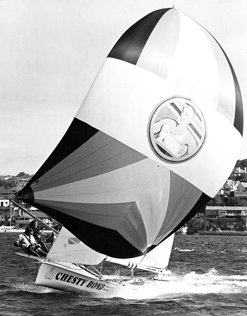 Original Chesty Bond in 1978-79 photo copyright Archive taken at Australian 18 Footers League and featuring the 18ft Skiff class