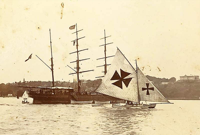 Mark Foy's catamaran photo copyright Archive taken at Australian 18 Footers League and featuring the 18ft Skiff class