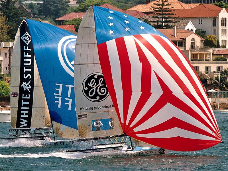 USA and UK racing on Sydney Harbour - photo © Frank Quealey