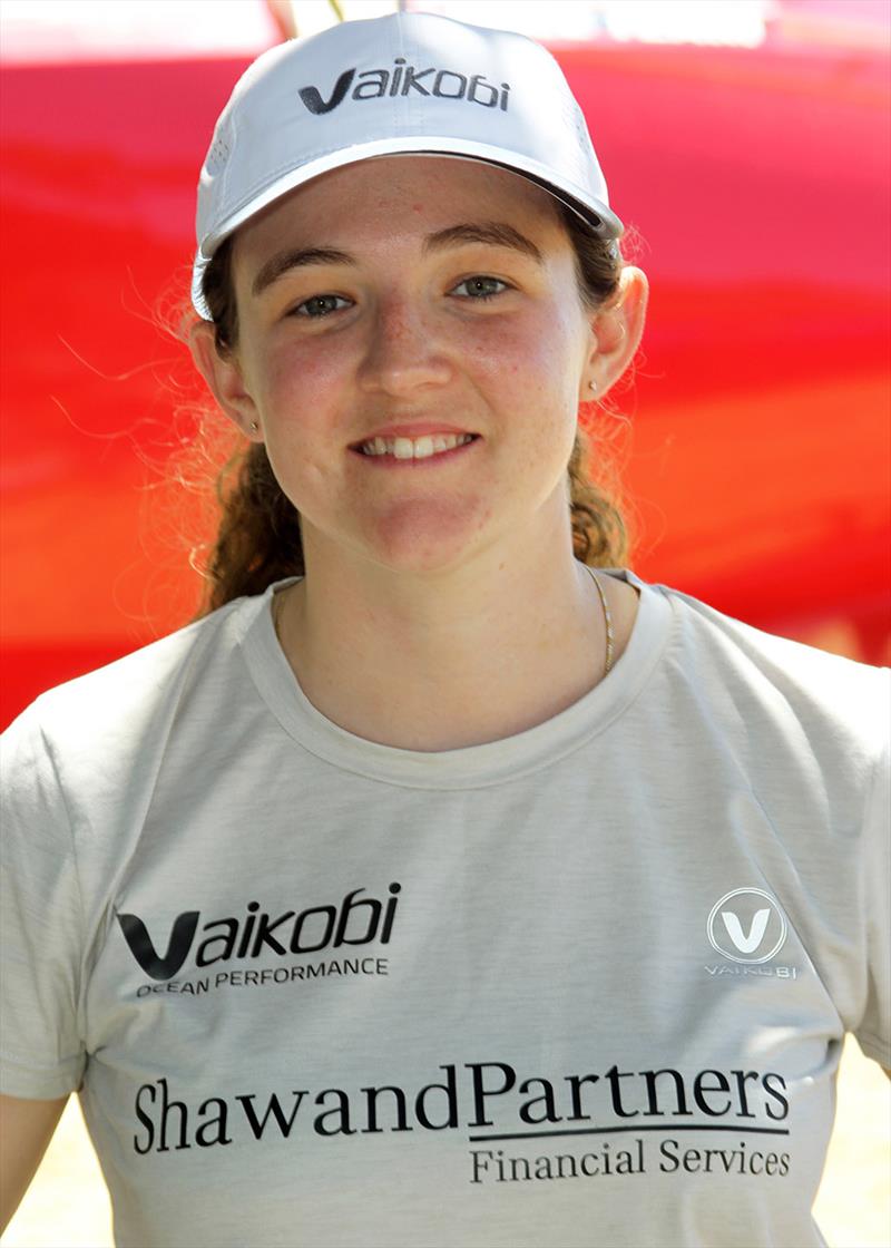 Emma Rankin, before Sunday's Race 2 of the Spring Championship photo copyright Frank Quealey taken at Australian 18 Footers League and featuring the 18ft Skiff class