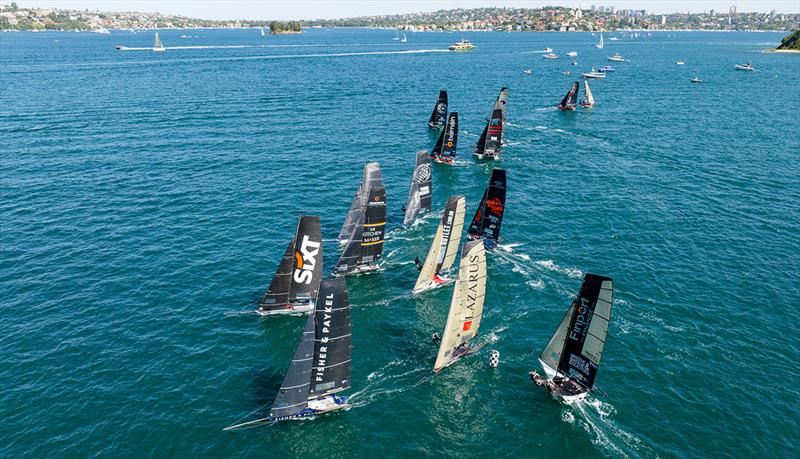 Race start -  - 18ft Skiffs: Club Championship, Race 1 - photo © SailMedia