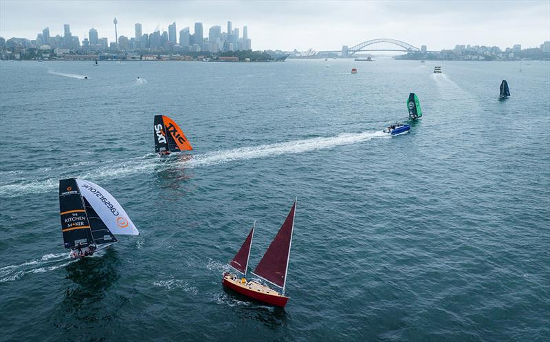 Chasing the leader on the first spinnaker run - The Sponsors Race - photo © SailMedia